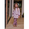 Bata infantil coralina conejitos con cuello invierno