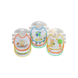 Juego de Baberos 3 Piezas Gamberritos