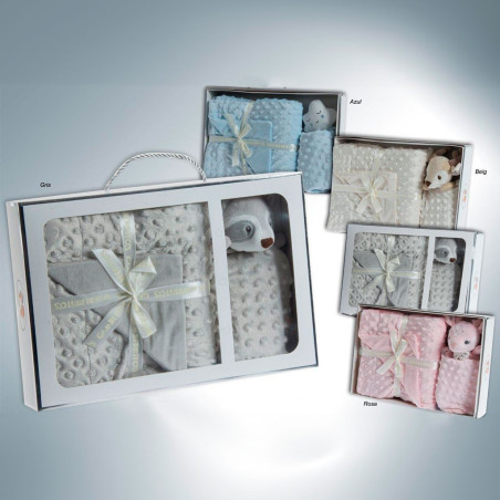 Caja Regalo Dou Dou + Manta Topitos