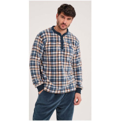 Pijama de Hombre en Coralina – Suavidad y Calidez para el Invierno