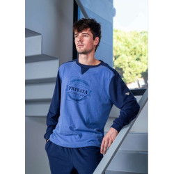 Pijama de caballero Privata azul Talla XXL