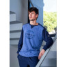 Pijama de caballero Privata azul Talla XXL