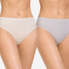 Pack 2 Bragas Midi AVET Plumeti de Algodón – Colores Pastel y Puntilla Femenina