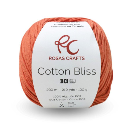 Cotton Bliss Rosas Crafts Hilo 100% Algodón para Agujas 4 mm