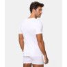 Camiseta interior manga corta cuello V hombre algodón 508 Abanderado