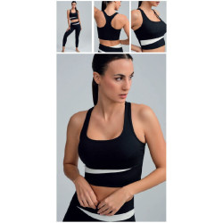 Top Deportivo Mujer Compresivo y Transpirable – Alto Impacto con Copas Extraíbles