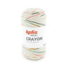 Katia Crayon Hilo estampado acrílico‑algodón con suaves pinceladas de color
