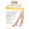 Pack 2 tobilleros verano GOLDEN LADY SUNFRESH 8 Den – Calcetín ultratransparente efecto bronceado