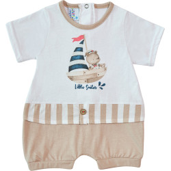 Pelele bebé 100% algodón modelo Velero | Little Sailor