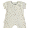 Pelele bebé algodón orgánico · Mono corto 100% algodón estampado