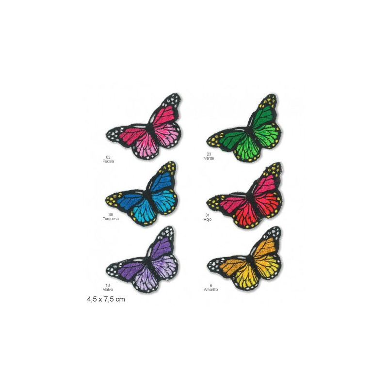 Parches Bordados Termoadhesivos Mariposas