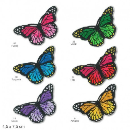 Parches Bordados Termoadhesivos Mariposas