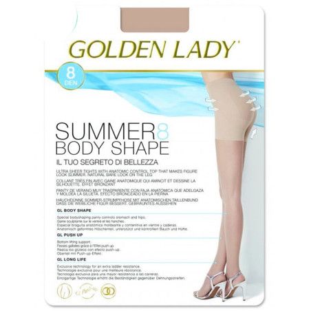 Summer 8 Body Shape Medias Golden Lady Panty