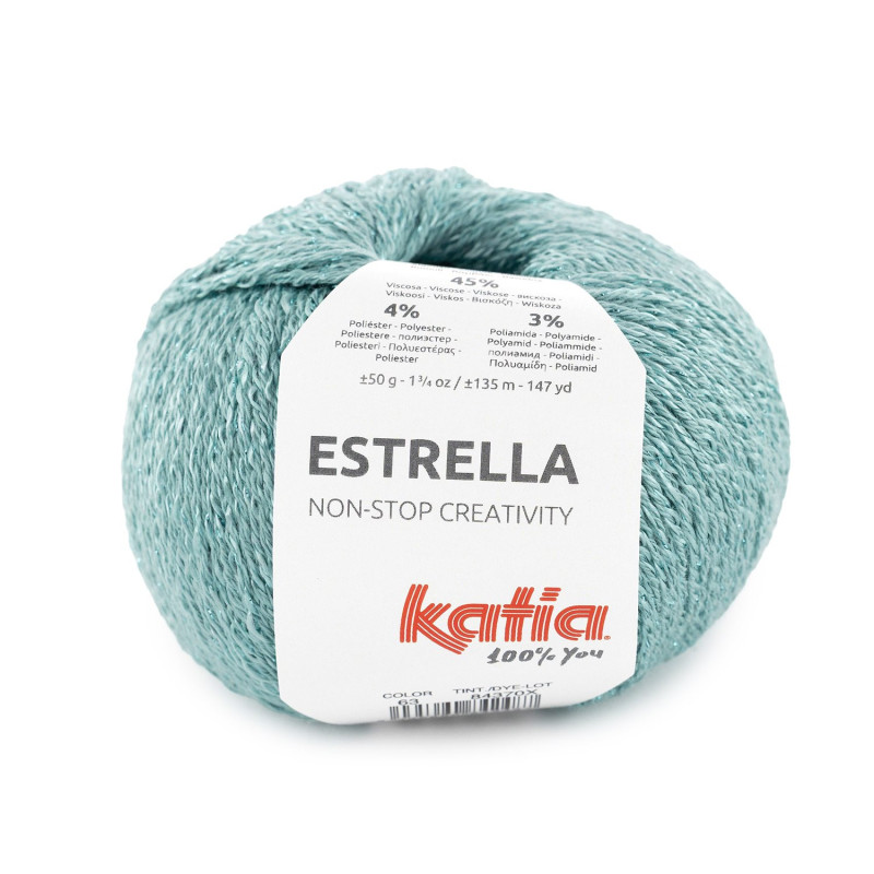 Katia Estrella – Hilo de fantasía mate‑brillo para prendas elegantes