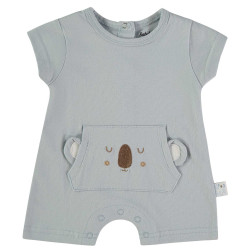 Pelele de bebé 100% algodón orgánico – Diseño koala suave y cómodo