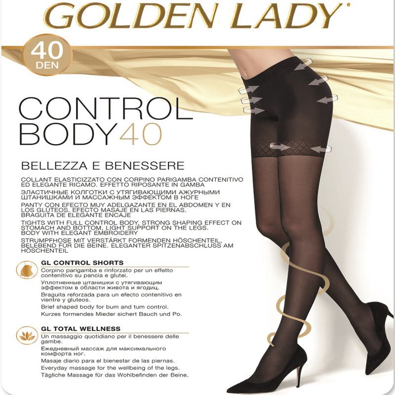 Control Body 40 Golden Lady Panty Medias
