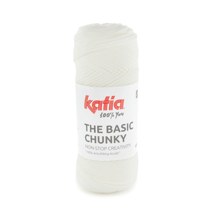 Katia The Basic Chunky – Acrílico antipilling grueso para prendas y mantas