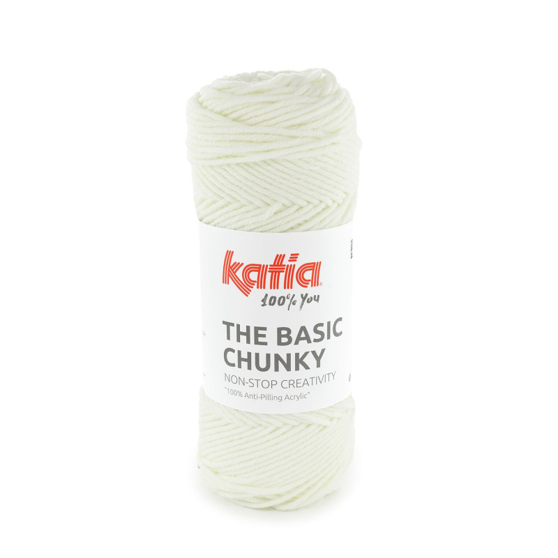 Katia The Basic Chunky – Acrílico antipilling grueso para prendas y mantas