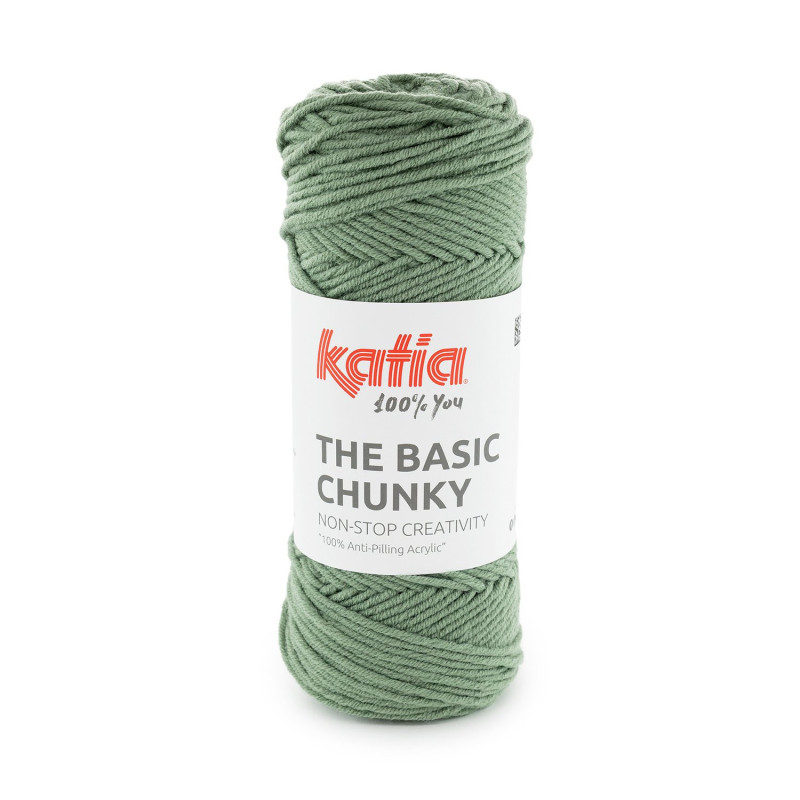 Katia The Basic Chunky – Acrílico antipilling grueso para prendas y mantas