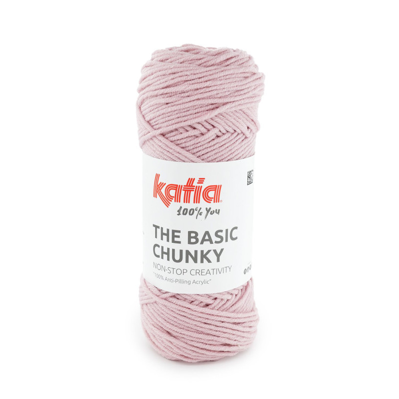 Katia The Basic Chunky – Acrílico antipilling grueso para prendas y mantas