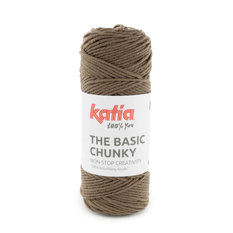 Katia The Basic Chunky – Acrílico antipilling grueso para prendas y mantas