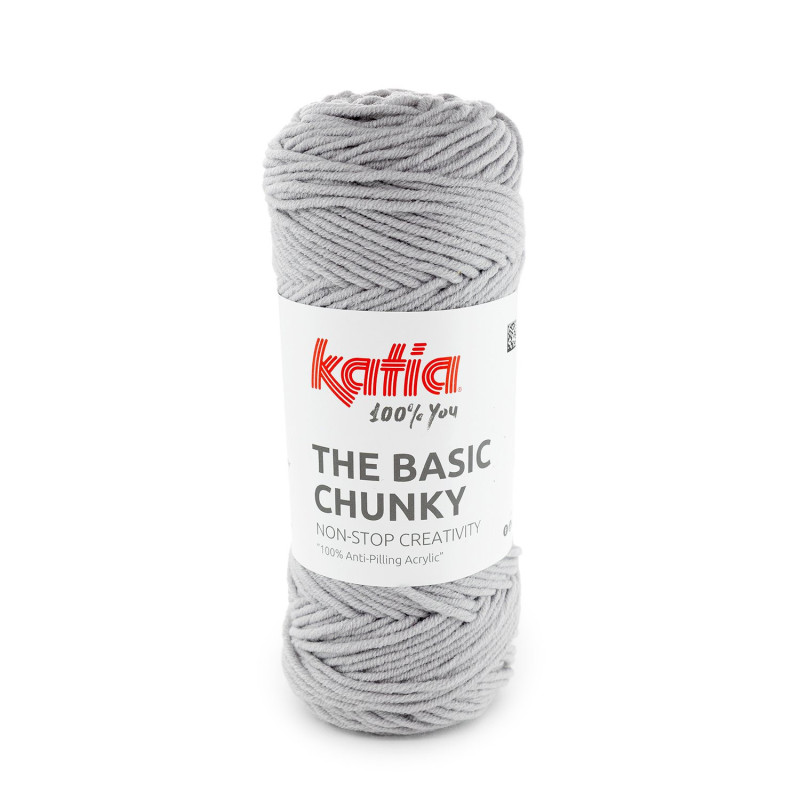Katia The Basic Chunky – Acrílico antipilling grueso para prendas y mantas