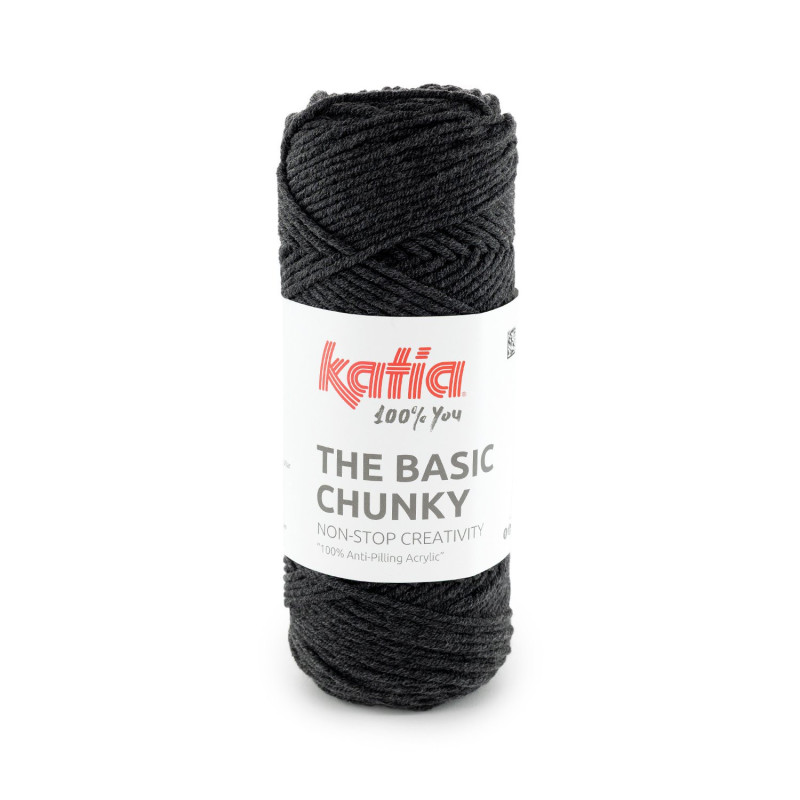 Katia The Basic Chunky – Acrílico antipilling grueso para prendas y mantas
