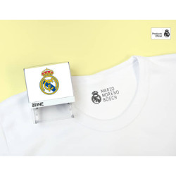 Sello Real Madrid DIY Personalizable para marcar ropa y objetos