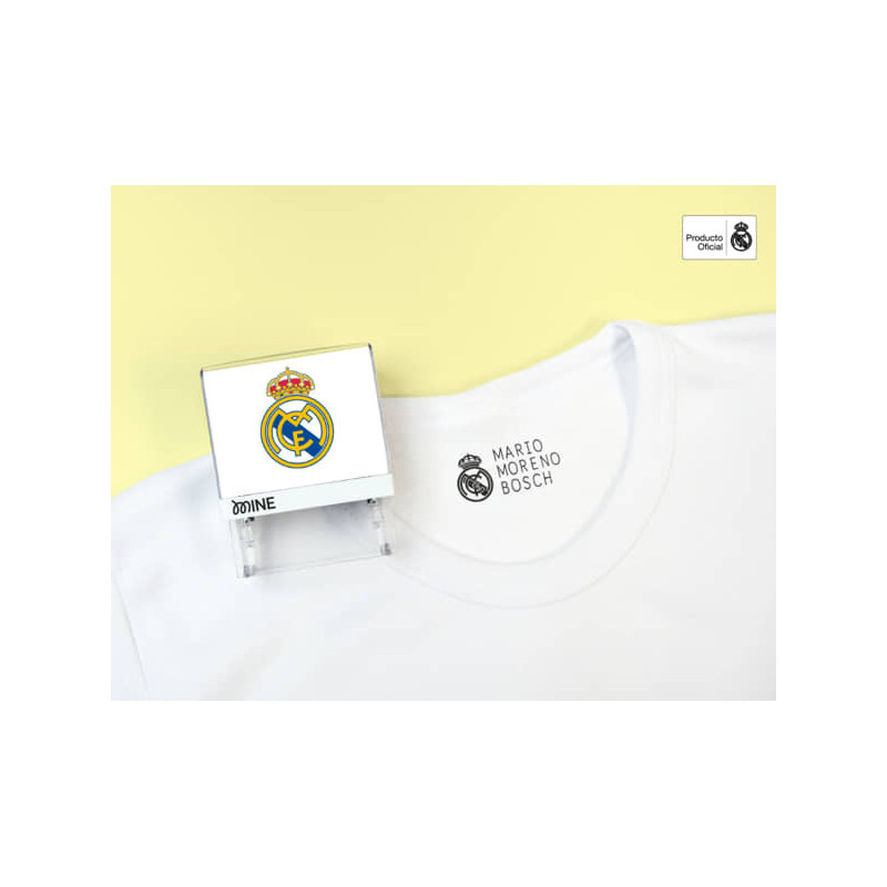 Sello Real Madrid DIY Personalizable para marcar ropa y objetos