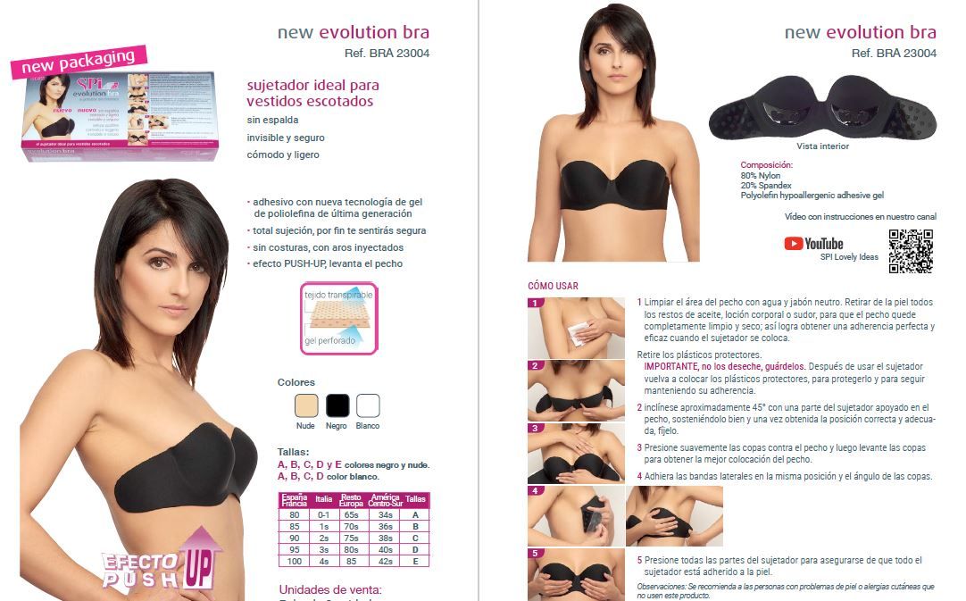 Instrucciones Evolution Bra